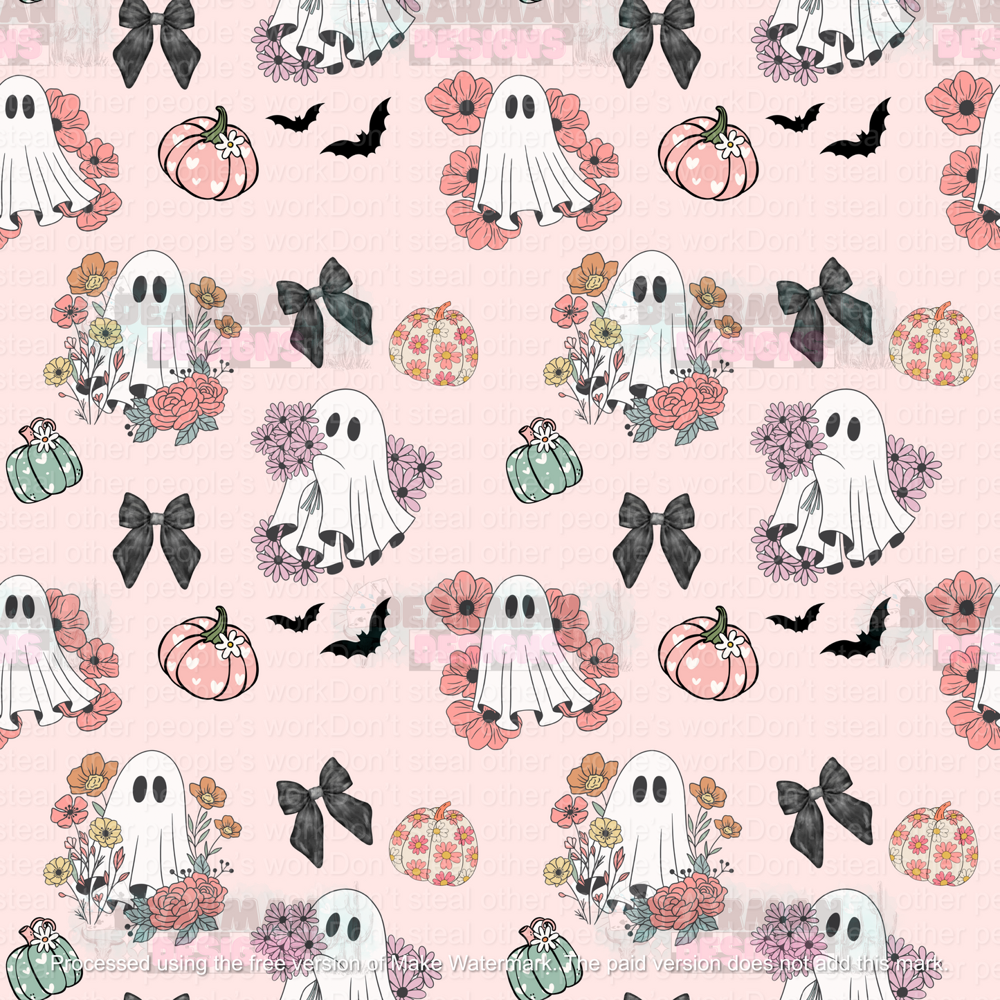 Flower ghost (pink)