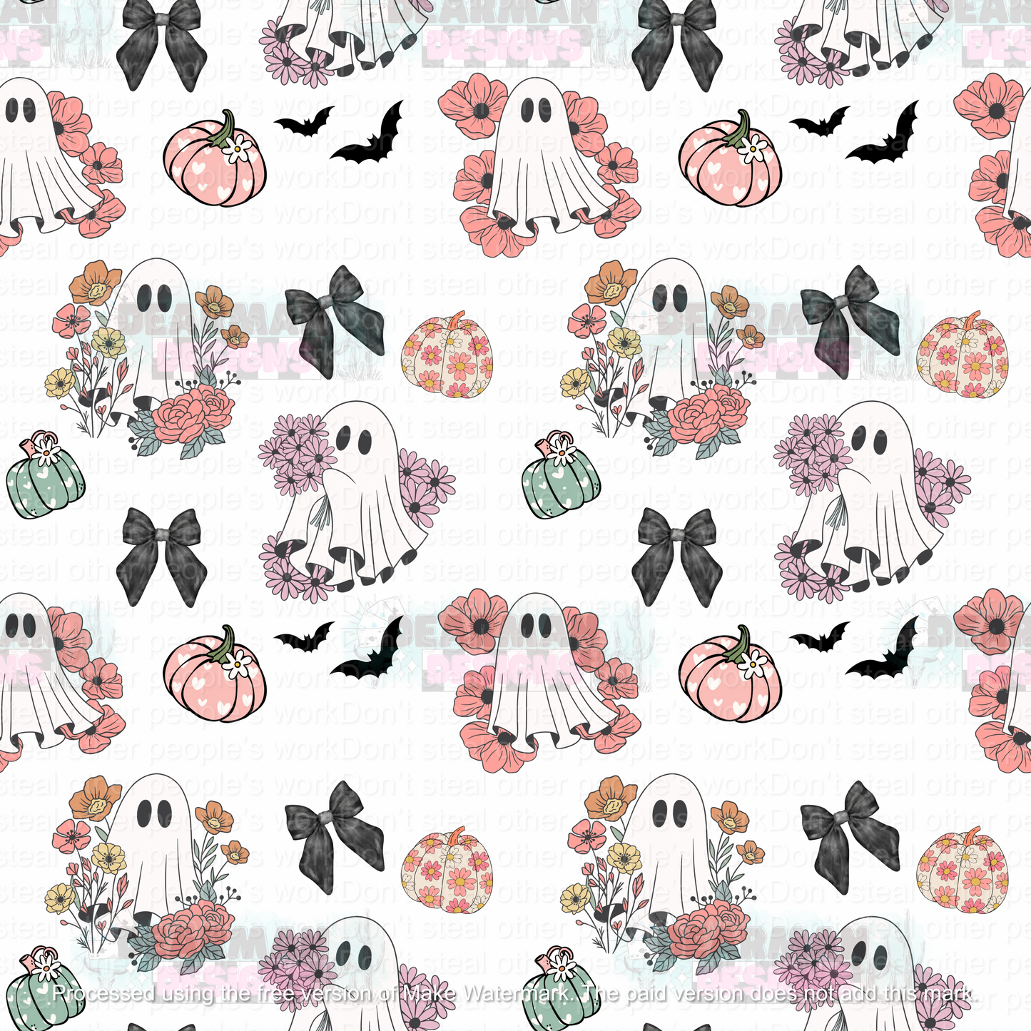 flower ghost (white)